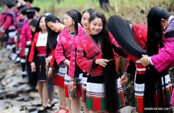 Yao women from Huangluo village